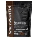 Whey Protein Concentrado 1kg - 100% Importado - Soldiers Nutrition