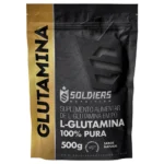 L-Glutamina 500g - 100% Pura Importada - Soldiers Nutrition