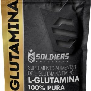L-Glutamina 250g - 100% Pura Importada - Soldiers Nutrition