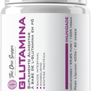 Glutamina Pura 400g Vegan (L-Glutamina) - 80 doses - The One Supps