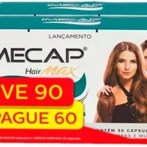 Imecap Hair Max Kit 60 + 30 Cápsulas - Vitaminas para Cabelos e Unhas com Cisteína