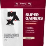 Max Titanium Super Gainers (3Kg) - Sabor Baunilha