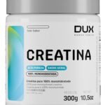 Creatina Monohidratada Sem Sabor - Pote 300g - Suplementação Treino Academia, Ganho Muscular Hipertrofia, Força Energia Resistência, Suplementos Naturais - DUX HUMAN HEALTH