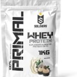 Whey Protein Primal 1Kg - Importado - Soldiers Nutrition Sabor:Beijinho