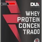 Whey Protein Concentrado Morango Pote 900g – Contribui para o Ganho Muscular Hipertrofia – Dux Human Health