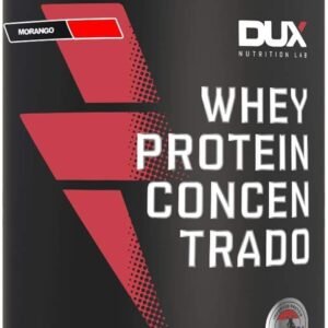 Whey Protein Concentrado Morango Pote 900g – Contribui para o Ganho Muscular Hipertrofia – Dux Human Health