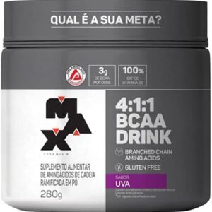 Max Titanium Bcaa 4: 1: 1 - 280G Drink Uva